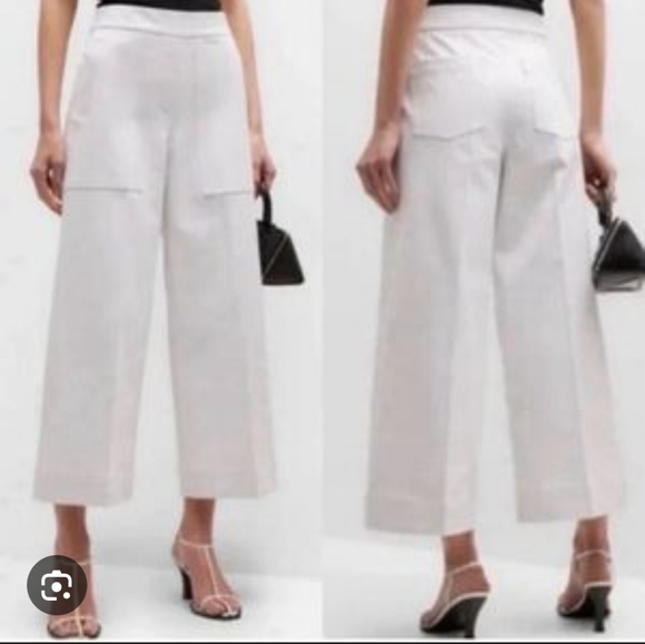 SPANX Pants - ▪️SPANX On-The-Go Cropped Wide Leg Pants in Classic White M Petite #93